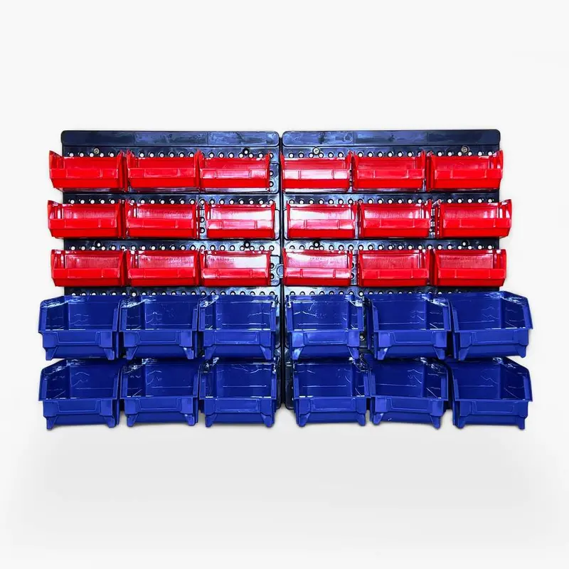 Pittsburgh P30002 Wall-Mounted 30-Bin Storage System – Modular Workshop Organizer 1