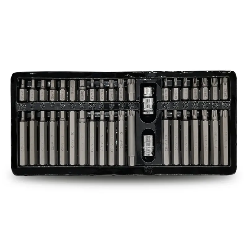 Pittsburgh P71170 40-Piece Power Bit Set – 1/2" & 3/8" Drive 1