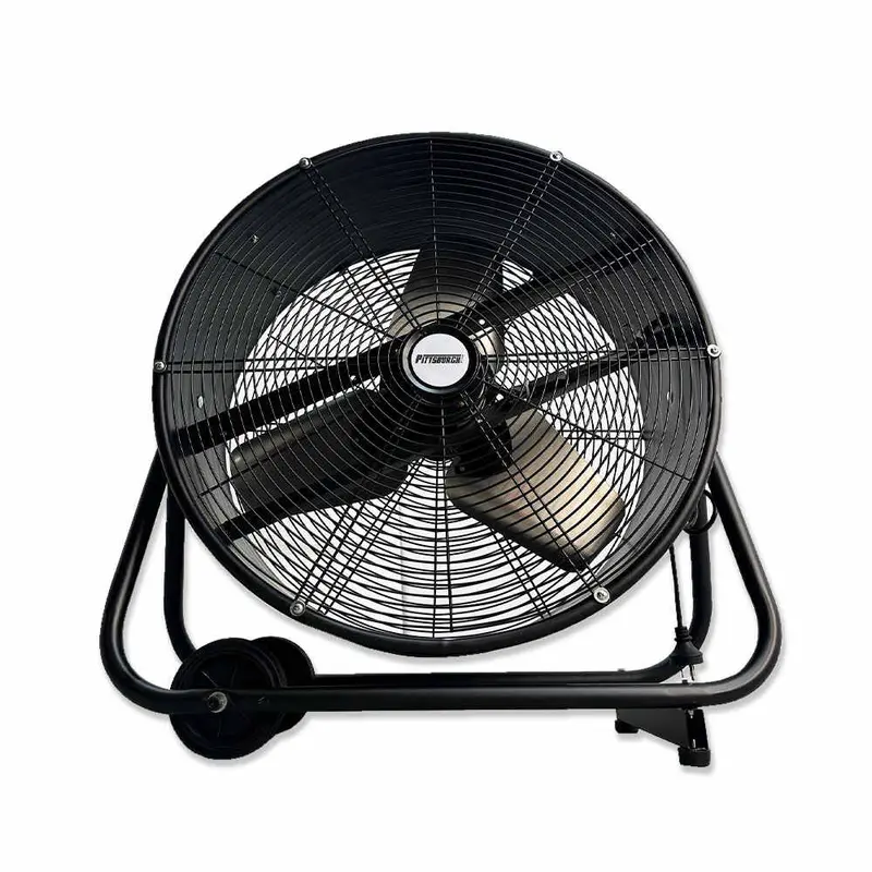 Pittsburgh Pdf600 Commercial-Grade 24" 3-Speed Floor Drum Fan (265W) 1