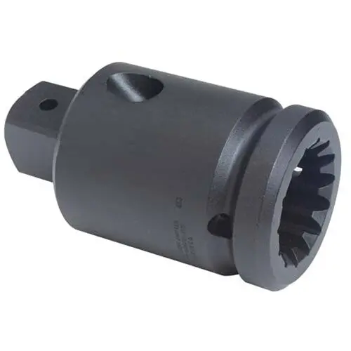 Proto J09902 #5 × 1" Female Spline Impact Adapter – Black Oxide Coated 1