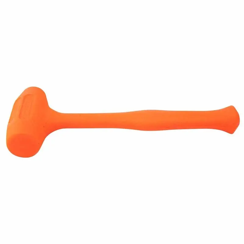 Proto J57-532A 28 Oz Dead Blow Combo Face Hammer – Orange, Dual-Face Rubber/Metal Striking Surface 1