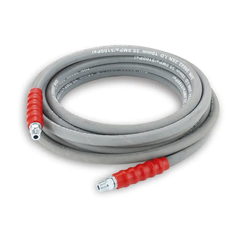 Raptor Rg8Gsbh10 5/16-Inch X 10-Meter Grey Steel-Braided Hose – 4310Psi Non-Marking 1