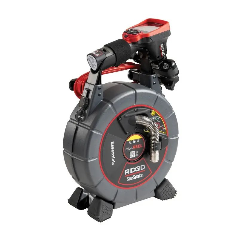 Ridgid Seesnake Microreel Essentials – Compact Pipe Inspection Camera System 1