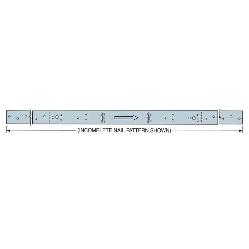 Rps28Z Retrofit Strap Tie – 28-5/16", 16-Gauge, Zmax Corrosion-Resistant Finish 1