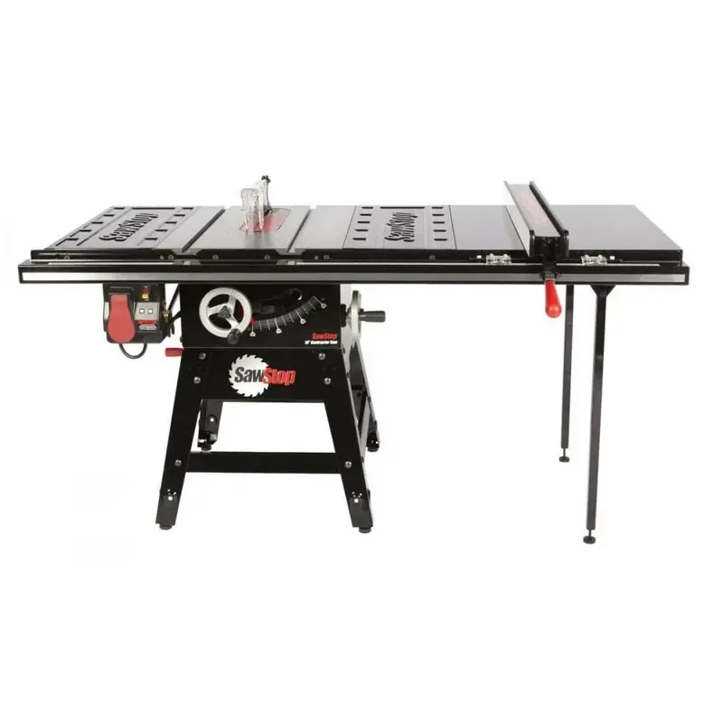Sawstop Cns175-Atgp36 Contractor-Grade Table Saw – 1.75 Hp With 36" Professional T-Glide Advance Fence Kit 1