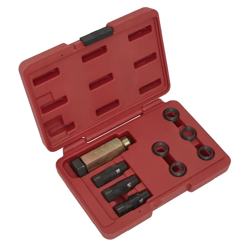 Sealey Vs5281 Oxygen Sensor Thread Repair Kit – M18×1.5Mm Tap & Die Set 1