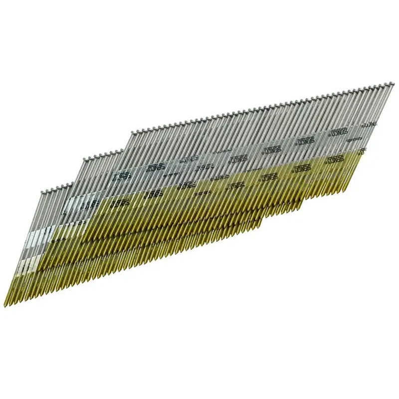 Senco Da21Epbr 15-Gauge Angled Finish Nails — 2", 34° Collation, 21-Degree Strip, Retail Pack 1
