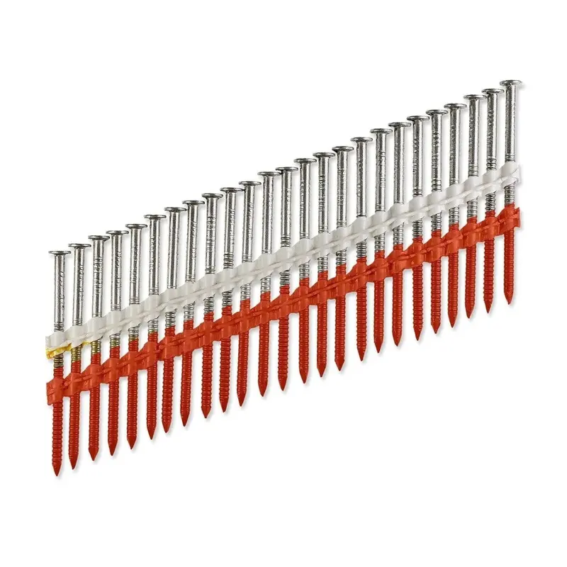 Simpson Strong-Tie 3-1/4" X 0.120" Plastic Strip Ring Shank Nail – 20°–22° Collated, 1000-Pack 1