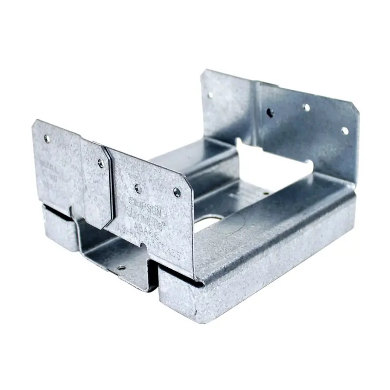 Simpson Strong-Tie Aba66Z Adjustable Standoff Post Base — Fits 6×6 Posts, 16-Gauge, Zmax Corrosion-Resistant Finish 1