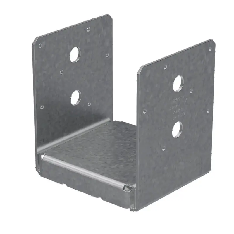 Simpson Strong-Tie Abu66Rz Adjustable Post Base – Zmax-Coated, Designed For Rough-Sawn 6×6 Lumber 1