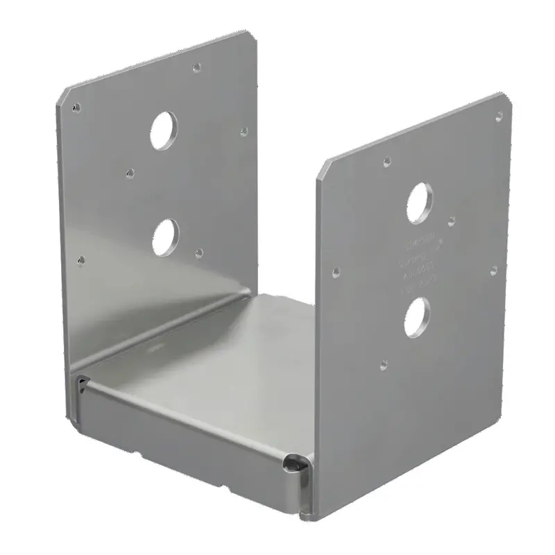 Simpson Strong-Tie Abu66Ss 6" X 6" Adjustable Stainless Steel Post Base For Rough-Sawn Lumber 1