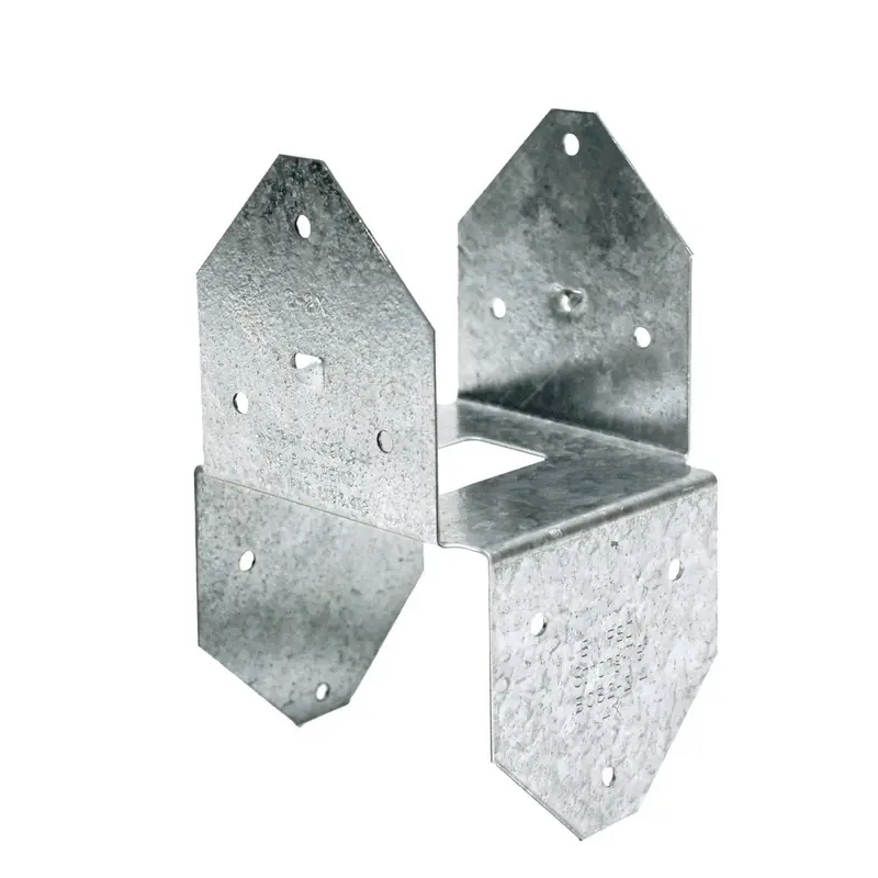 Simpson Strong-Tie Bcs2-2/4Z Zmax Post Cap – Fits Double 2X Beams & 4X Posts, Corrosion-Resistant 1