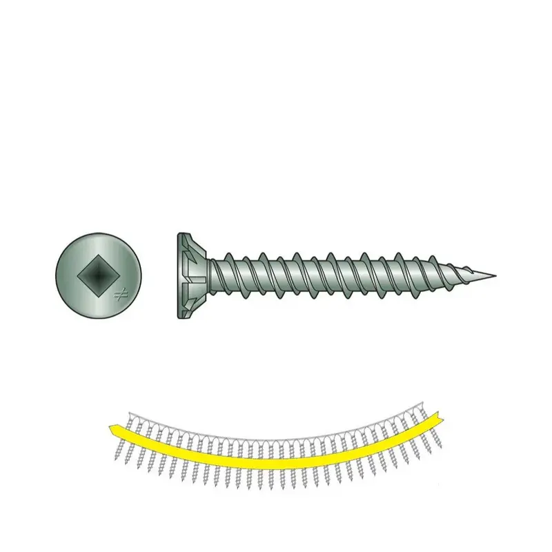 Simpson Strong-Tie Cb3Blghl114S: #9 X 1-1/4" Fiber-Cement Board Screw – Quik Drive Collated (1500-Pack) 1
