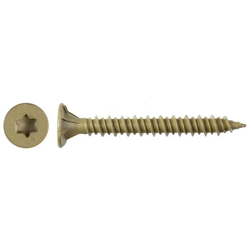 Simpson Strong-Tie Cbhl114R800 #8 X 1-1/4" High-Low Thread Cement Board Screw – T25 Star Drive (800-Pack) 1