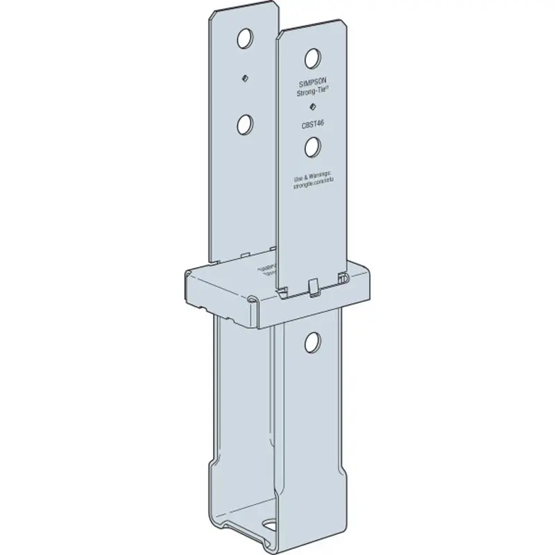 Simpson Strong-Tie Cbst46Hdg Standoff Column Base – Hot-Dip Galvanized, Supports 4×6 Posts 1