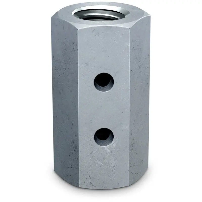 Simpson Strong-Tie Cnw1 1/4 Coupler Nut With Witness Hole – 1-1/4 In. Diameter 1