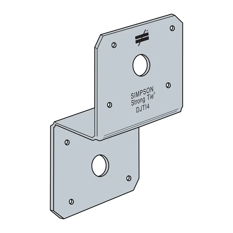 Simpson Strong-Tie Djt14Ss Stainless Steel Deck Joist Tie – Designed For 2X Lumber 1