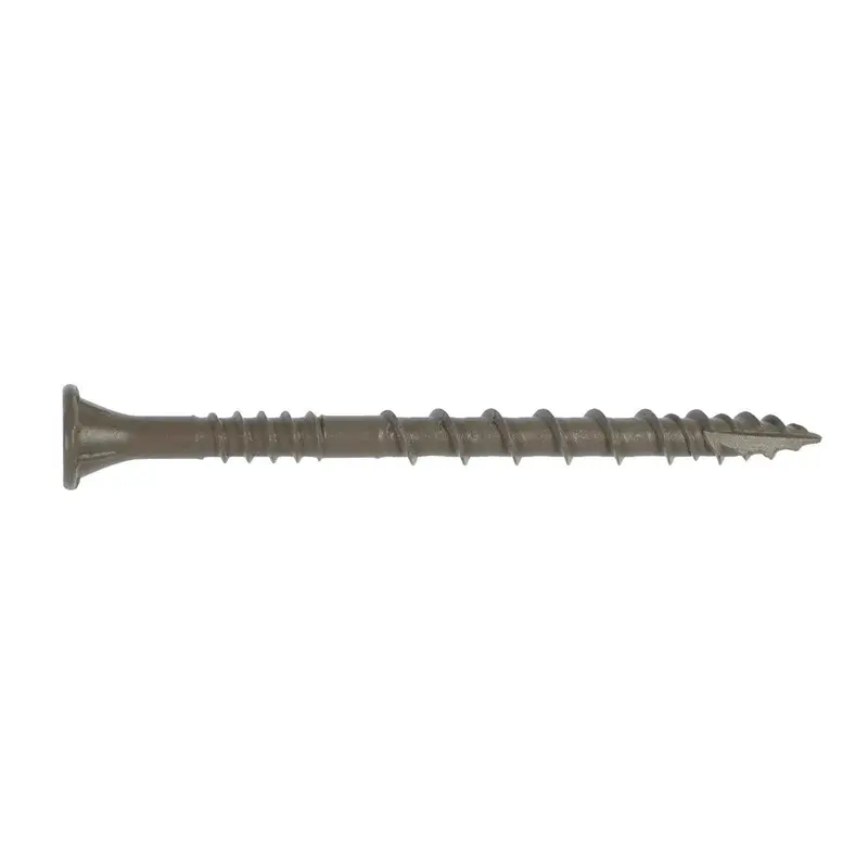 Simpson Strong-Tie Dsvt212R1Lb Quik Guard Deck Screw — #10 × 2-1/2", T25 Drive, Tan Flat Head (1 Lb) 1