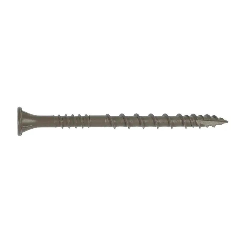 Simpson Strong-Tie Dsvt212R880 Deck-Drive Wood Screws — #10 X 2-1/2", T25 Drive, Quik Guard Tan Finish, 880-Pack 1