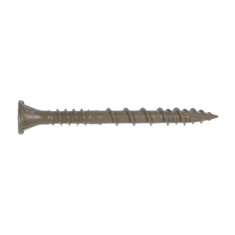 Simpson Strong-Tie Dsvt2R110 Deck-Drive Tan Wood Screw – #10 X 2", T25 Flat-Head, Quik Guard Coating (110-Pack) 1