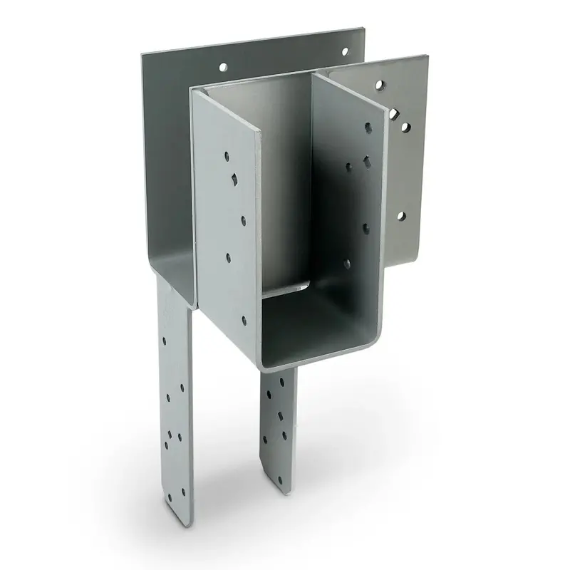 Simpson Strong-Tie Ecclrq464Hdg Skewed Right L-Shape End Column Cap For 4X Beams & 6X Posts With Sds Screws 1