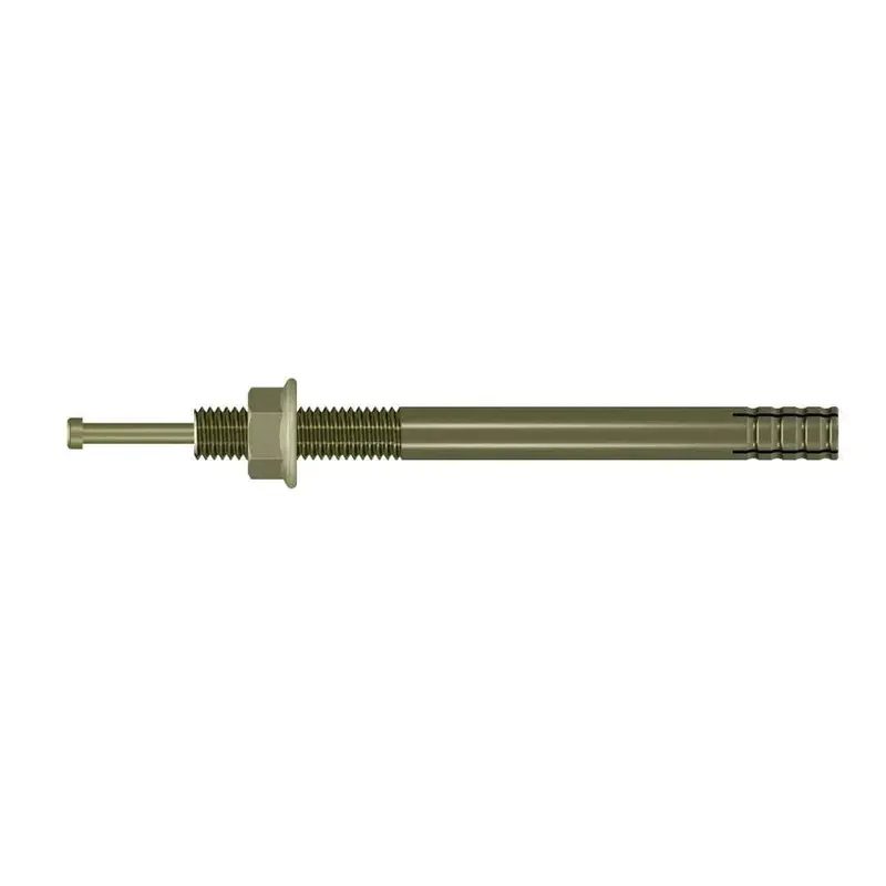 Simpson Strong-Tie Ezac50600 1/2" X 6" Pin-Drive Expansion Anchor – Easy-Set, Yellow-Zinc Plated, 25-Pack 1