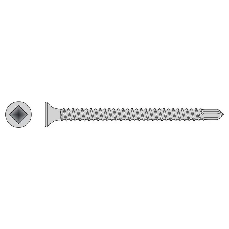 Simpson Strong-Tie F06T125Bdm Self-Drilling Bugle-Head Screw — For Wood-To-Steel Connections, 1000-Pack 1