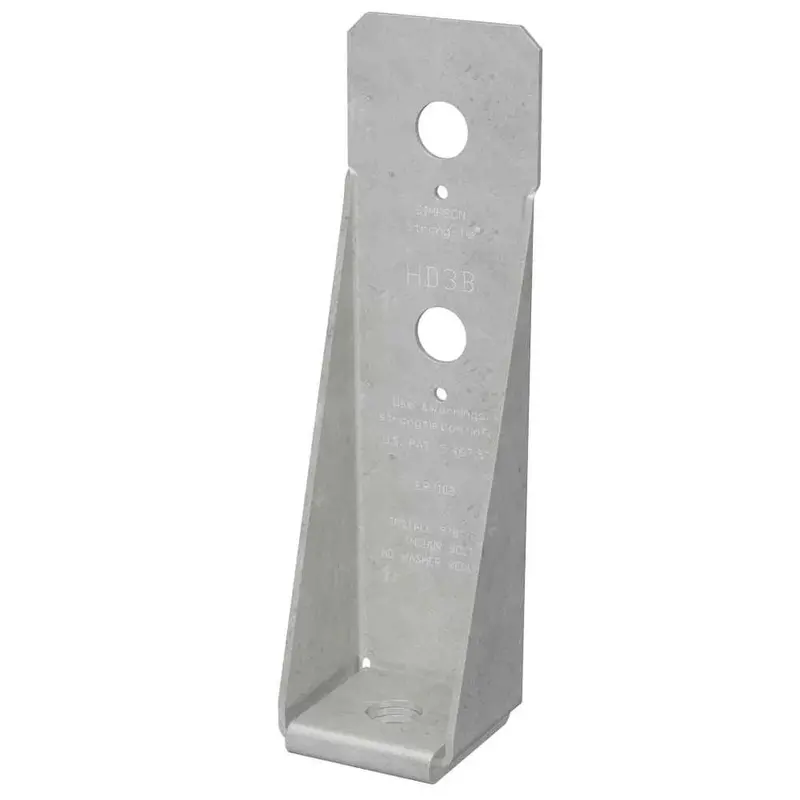 Simpson Strong-Tie Hd3Bhdg 8-5/8" Bolted Holdown Anchor – Hot-Dip Galvanized 1