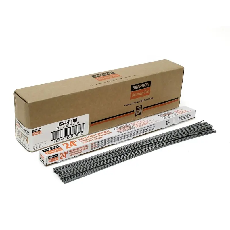 Simpson Strong-Tie Is24-R Insulation Support Bracket – 23-1/2", For Joist Applications, 100-Pack 1