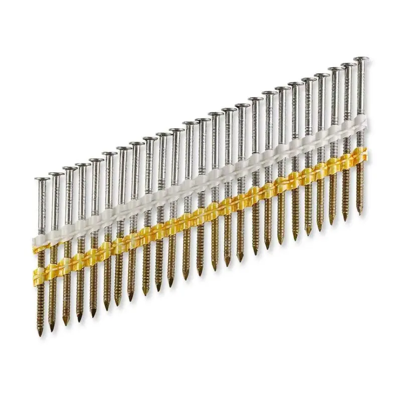 Simpson Strong-Tie S10A300Cnb Stainless Steel Ring-Shank Nails – #10 X 3", Type 304, 20–22° Collated (4000-Pack) 1