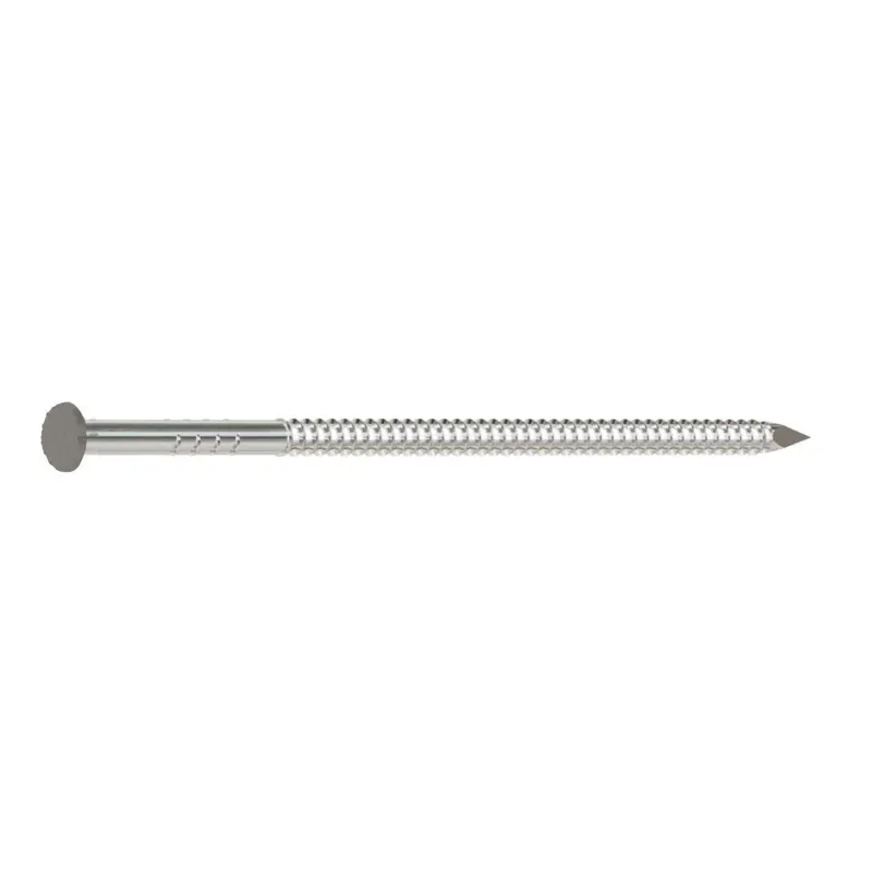Simpson Strong-Tie S10Sndgb: 3" X 0.113" Painted Gray Siding Nail – Type 304 Stainless (25 Lb) 1