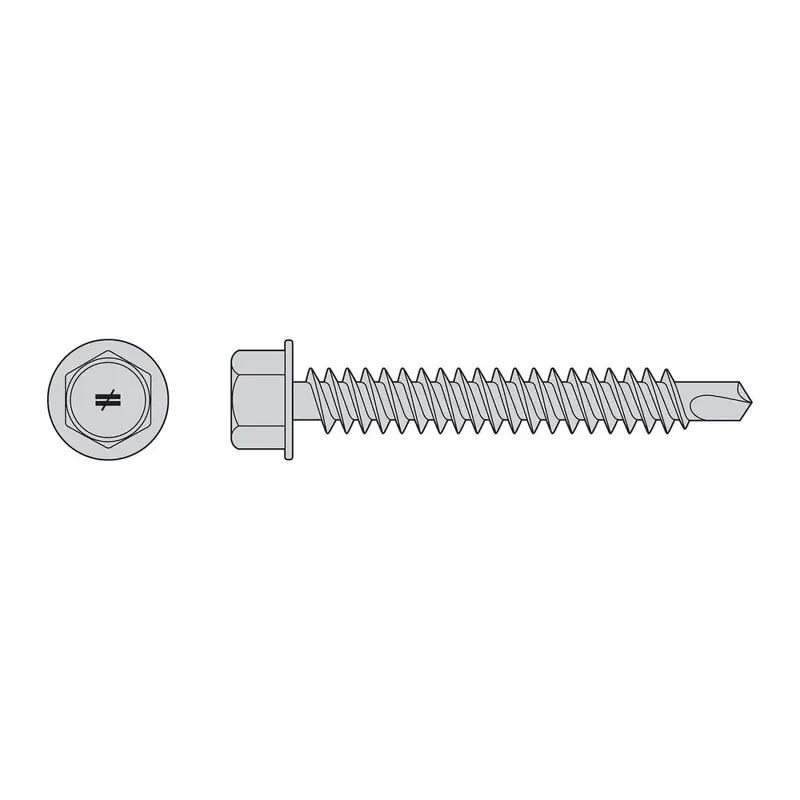 Simpson Strong-Tie S12250Hduc Self-Drilling Hex-Washer Head Screw – 305 Stainless Steel, 100-Pack 1