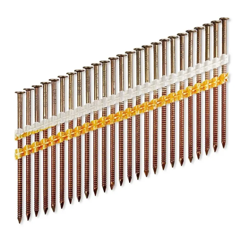 Simpson Strong-Tie S12A200Cnb Collated Ring-Shank Nail – 2" X 0.113", 20°–22°, Full Round Head, 5000-Pack 1