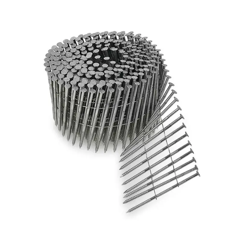 Simpson Strong-Tie S13A150Snbp Wire-Coil Siding Nail – #13 X 1-1/2", 15° Collation, Ring Shank (1500-Pack) 1