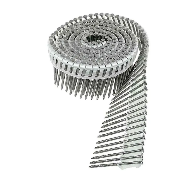 Simpson Strong-Tie S13A200Ipc 2" Ring-Shank Coil Nail — 15-Degree Angle, Plastic-Inserted, 3200-Pack 1