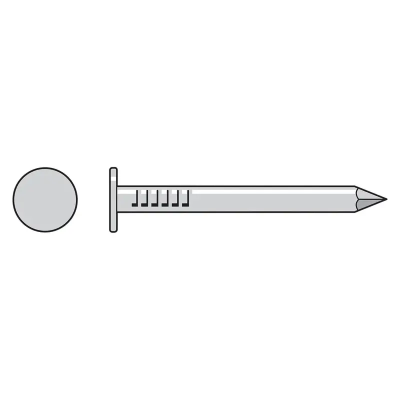 Simpson Strong-Tie S410Rnb Roofing Nail – 1-1/2" X 0.131", Smooth Shank, Type 304 Stainless, 25-Pack 1