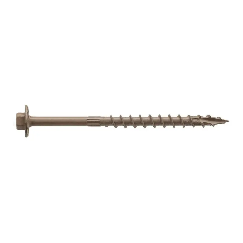 Simpson Strong-Tie Sdwh19400Db-R12 0.195" X 4" Strong-Drive Timber-Hex Screw – 5/16" Hex, Double-Barrier Coating, 12-Pack 1