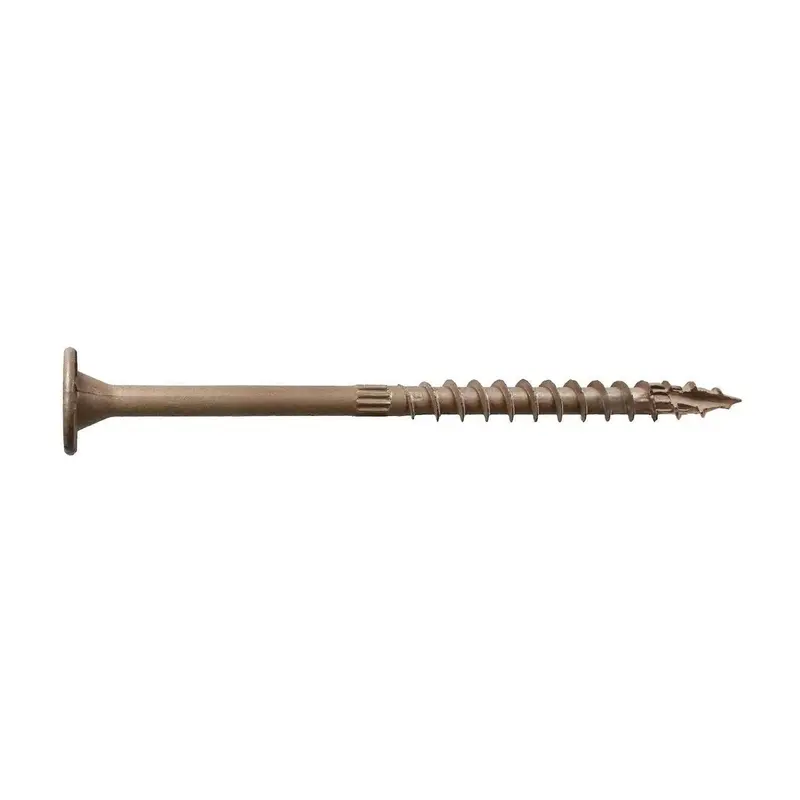 Simpson Strong-Tie Sdws22500Db-R12 Exterior-Grade Tan Timber Screw – 0.220" X 5", T40 Drive, Strong-Drive Series (12-Pack) 1