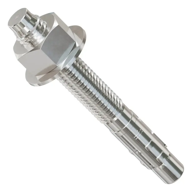 Simpson Strong-Tie Stb2-625004Ss 5/8" X 5" Type 304 Stainless Steel Wedge Anchor – 2-Piece, Unassembled, 20-Pack 1