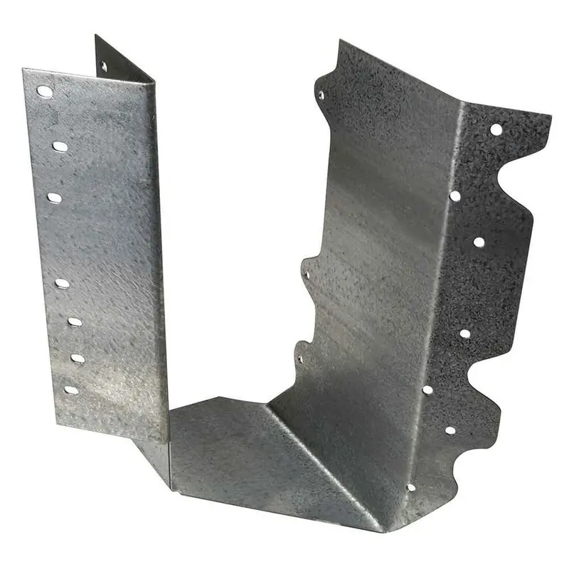 Simpson Strong-Tie Sur210-2Z Double 2" X 10" Galvanized Right-Skewed U-Shaped Joist Hanger 1