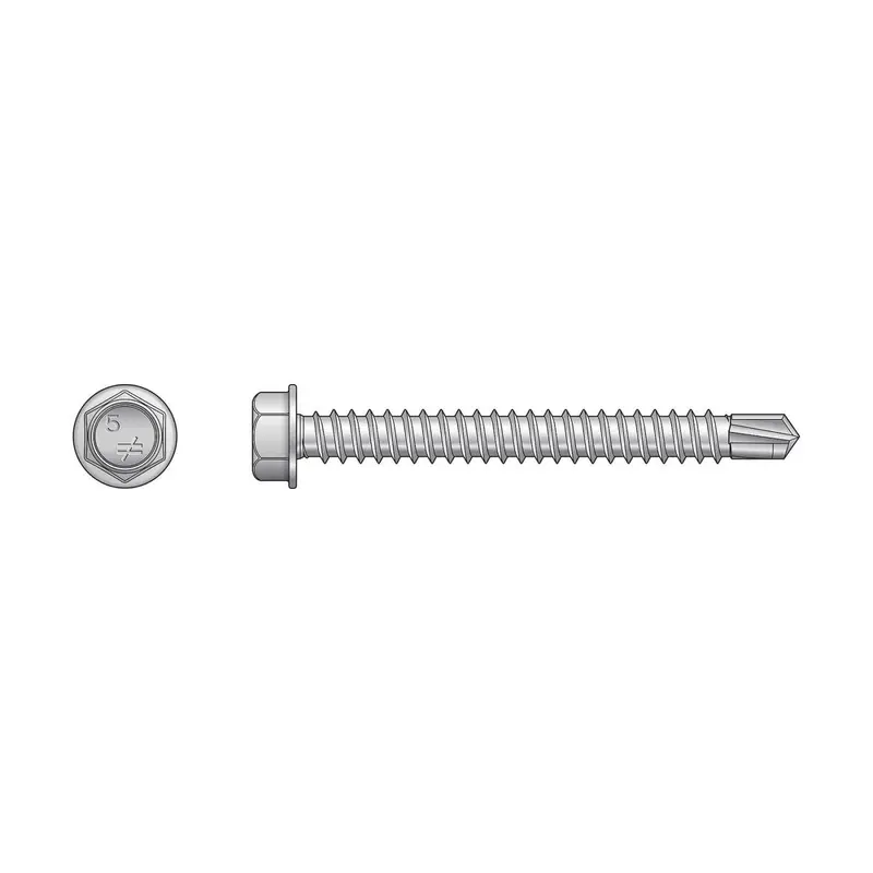 Simpson Strong-Tie T08100Hdum Type 316 Self-Drilling Hex-Washer Head Screw – #8 X 1" (1000-Pack) 1