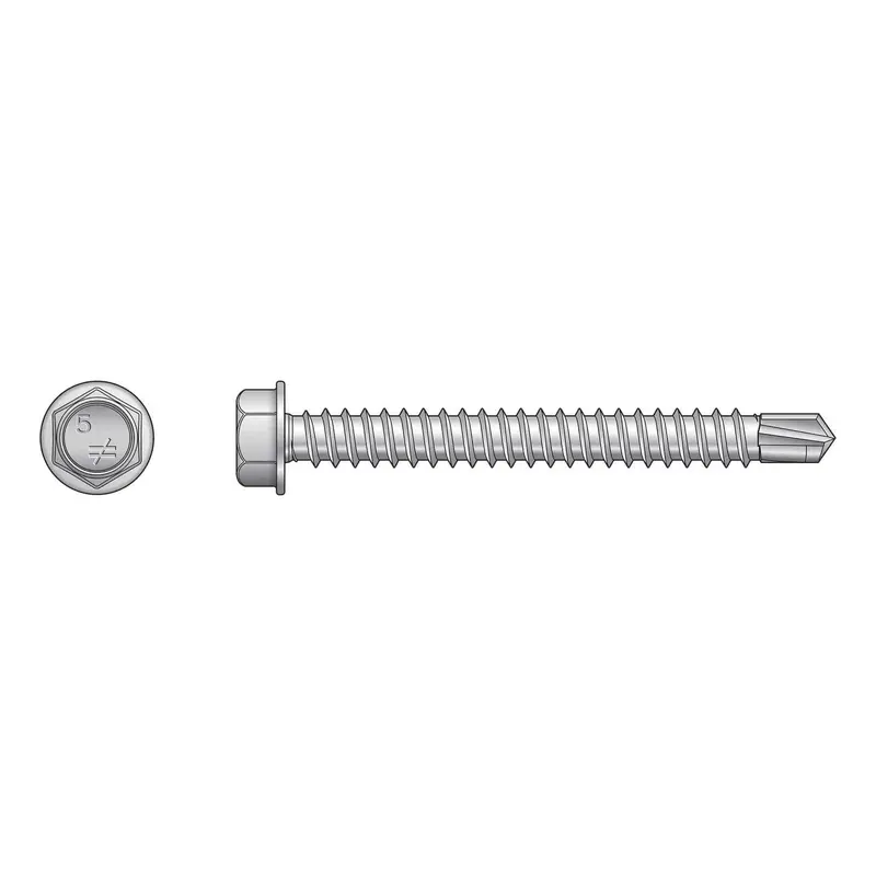 Simpson Strong-Tie T12100Hduc Self-Drilling Hex-Washer Head Screw — #12 × 1", Type 316 Stainless, 100-Pack 1