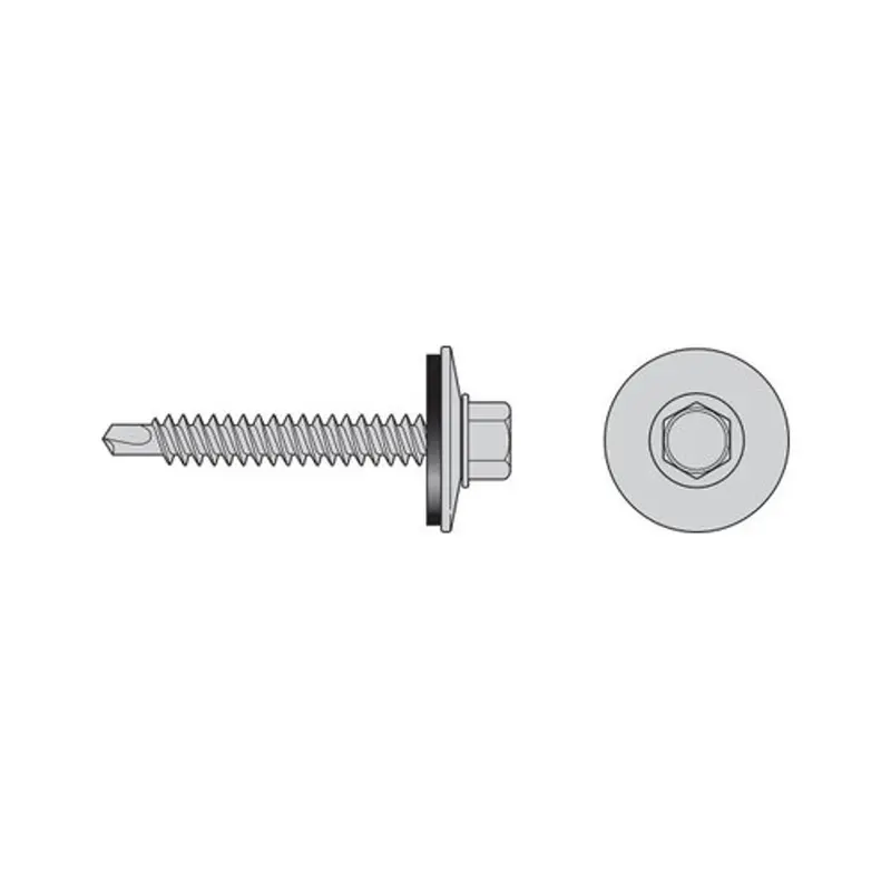 Simpson Strong-Tie T12150Xoc Self-Drilling Hex-Washer Screw With Epdm Seal – 100-Pack 1