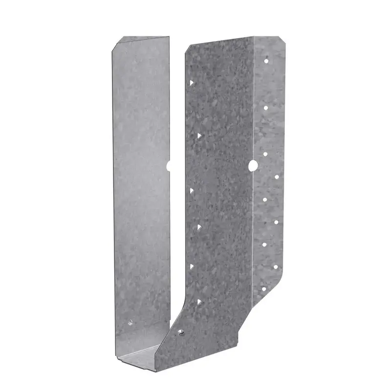 Simpson Strong-Tie Ul2.37/14 Left-Skewed Galvanized U-Hanger – Adjustable Height (2-1/4" To 2-5/16"), 14" Length 1