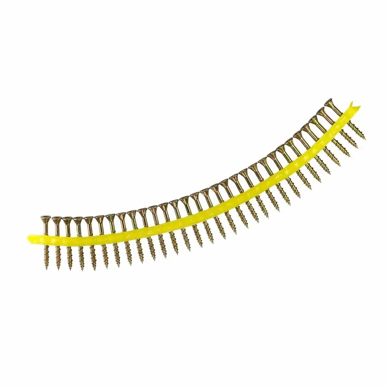 Simpson Strong-Tie Wsv3S Strong-Drive Collated Subfloor Screws (#9 X 3") – Yellow-Zinc, T-25, 1000-Pack 2