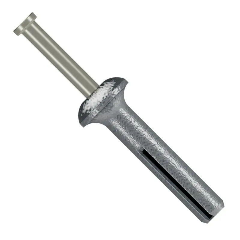 Simpson Strong-Tie Zn25114Ss Nailon Pin-Drive Anchor – 1/4" X 1-1/4", Stainless Steel (100-Pack) 1