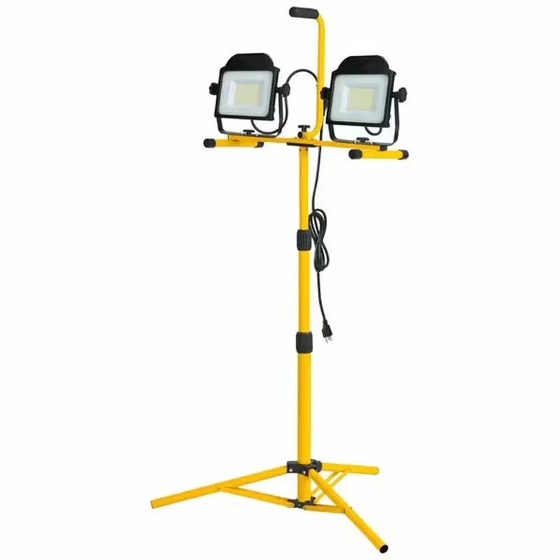 Southwire Csw10X2 Dual-Head Led Tripod Work Light – 20,000 Lumens, Corded (1 Unit) 1