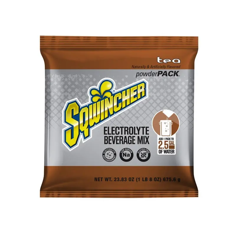 Sqwincher Tea Electrolyte Beverage Mix – 23.83 Oz Bulk Powder, Makes 2.5 Gallons 1