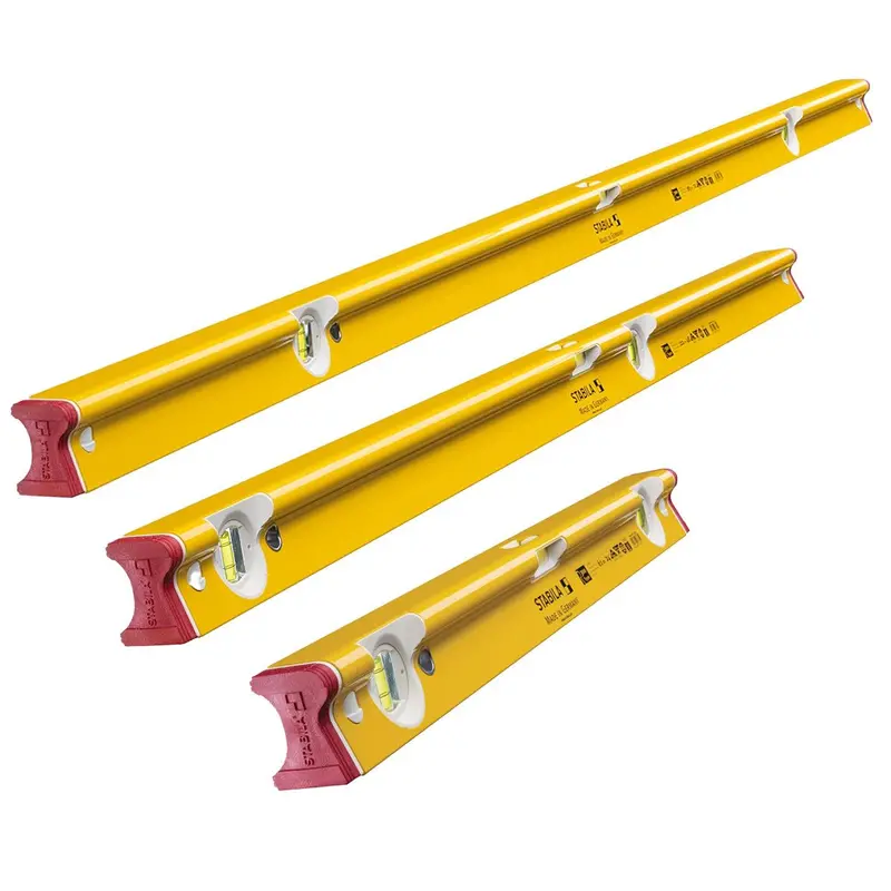 Stabila R-Type Triple Spirit Level Set – 24", 48", And 72" Models With 3-Vial Precision Alignment 1