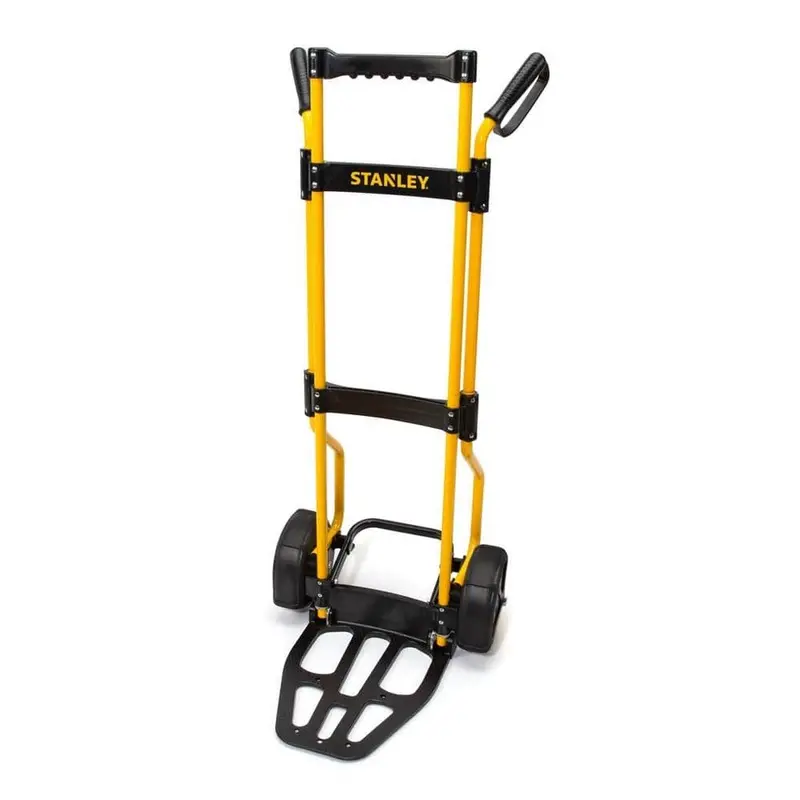 Stanley Sxwt-Ft591 Folding Hand Truck – 400 Lb Capacity Solid-Wheel Utility Cart 1